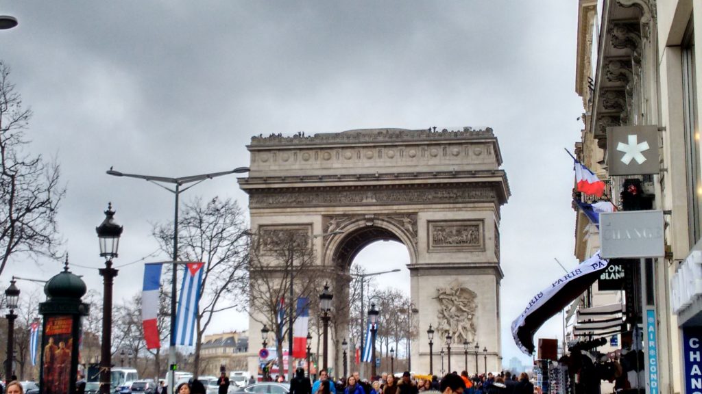 Αψίδα του Θριάμβου, Ταξίδι στο Παρίσι και τα Αξιοθέατά του